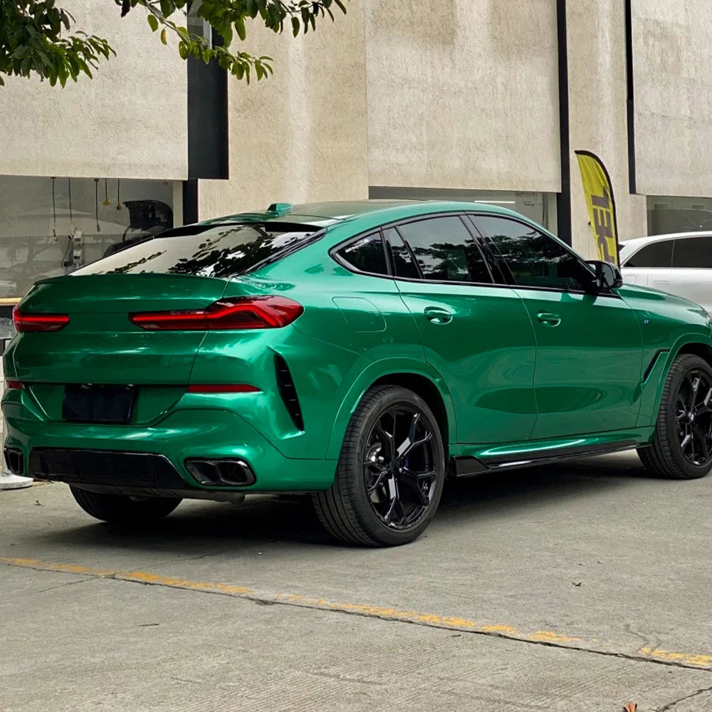 Car Sticker Wrap Vinyl Film Isle of Man Green PET Bubble Free Wrapping Film Car Accessories Auto Decals Interior Exterior