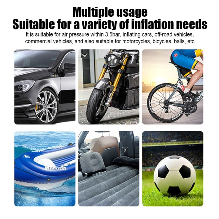 ST-5002 DC 12V Car Air Compressor Tire Inflator 150 PSI Auto Air Pump Digital Display Model+Toolbox