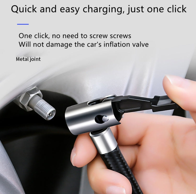 ST-818  DC 12V Wired Car Air Pump Tire Inflator With LED Lighting Digital Display Model