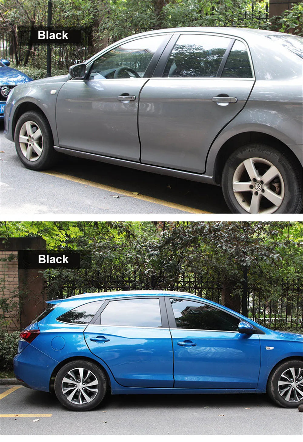 5M Car Door Anti Collision Strip with Steel Disc Bumper Trim Edge Scratch Protector Strip Sealing Guard Styling Car Decoration