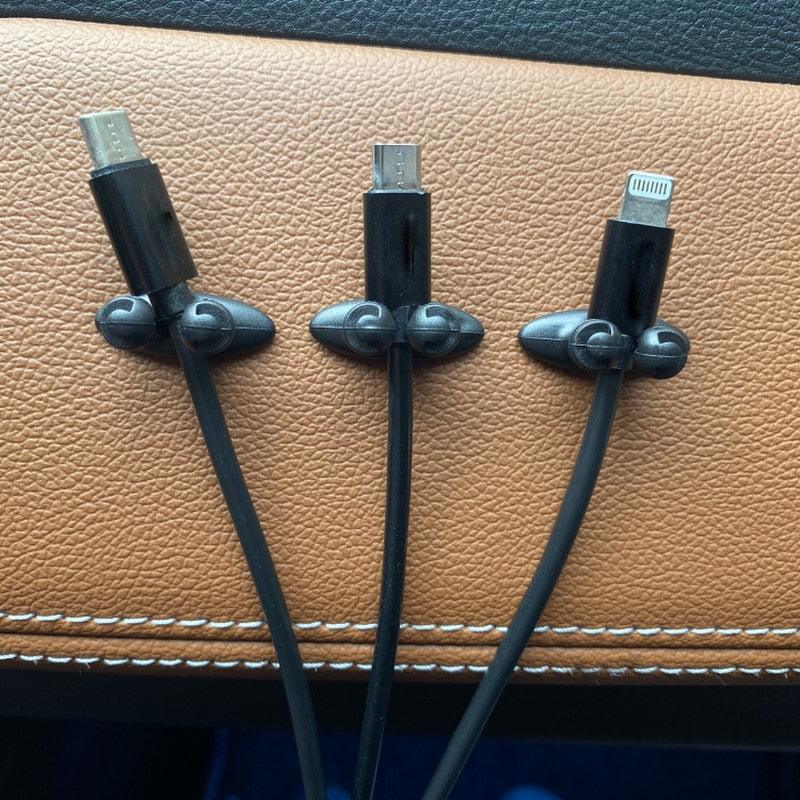 Dashboard Mobile Phone Cable Manager Charger Cable Line Organizer Clas ...