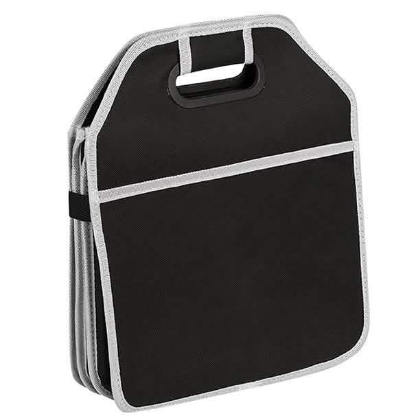 Foldable Car Trunk Organizer with Cooler in SUV trunk
