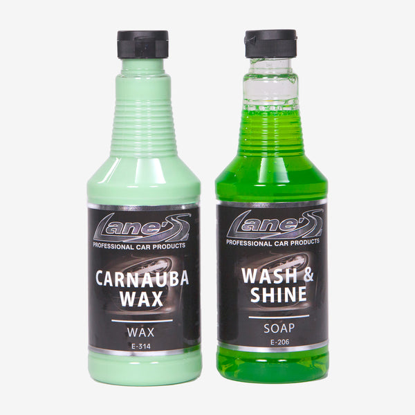 Carnauba Wax & Car Wash Soap Kit