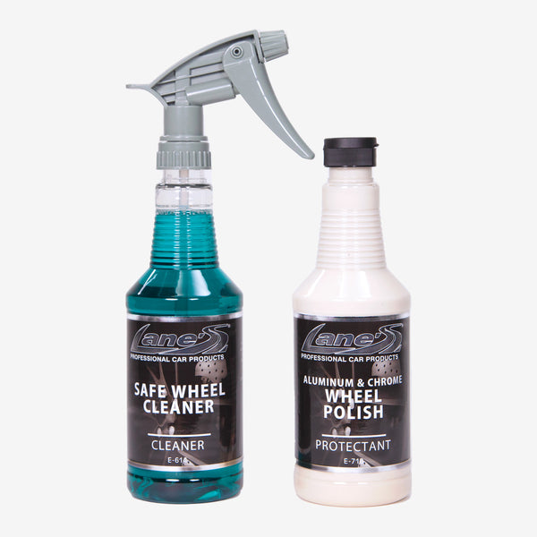 Chrome Wheel Polish and Chrome Wheel Cleaner Kit