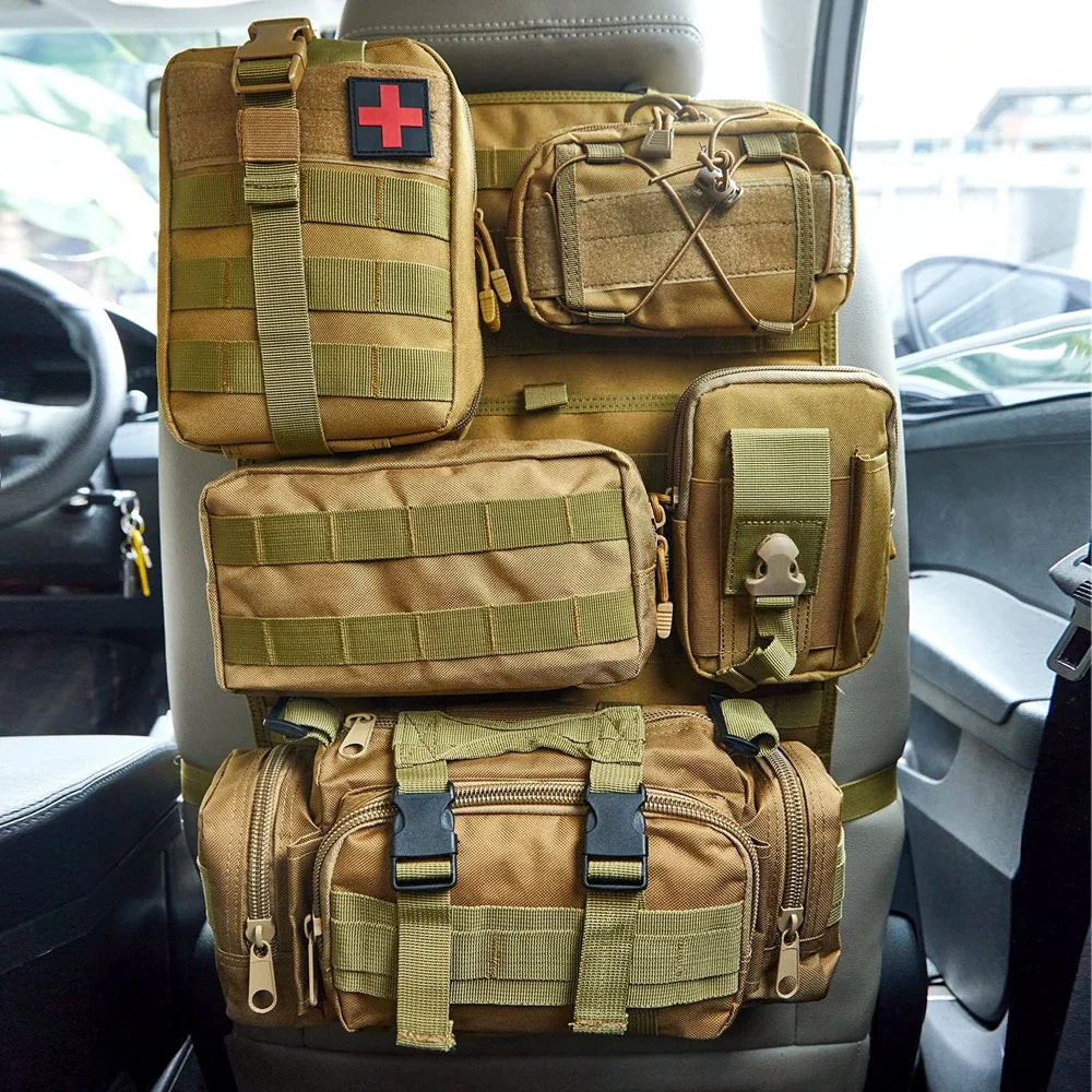 Tactical MOLLE Seat Organizer Full Set | Storage