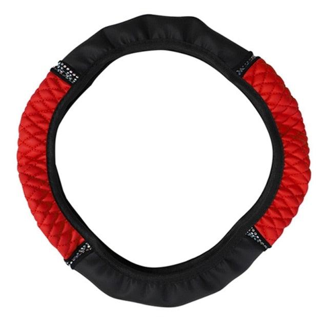 Bling Crystal Steering Wheel Cover rhinestone design