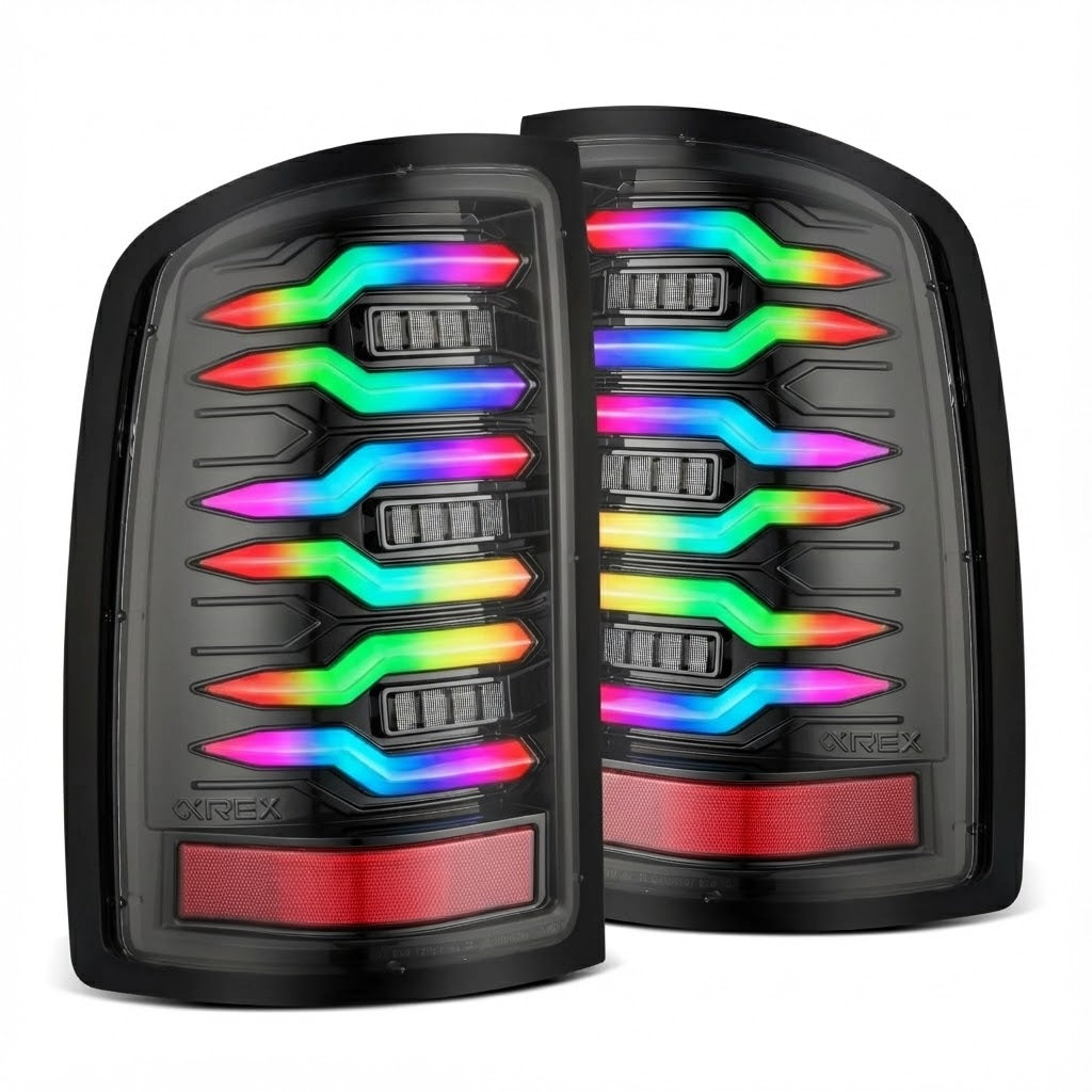 NTXGlow RGB Tail Lights (2007–2013 GMC Sierra)